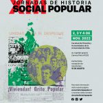 CONVOCATORIA ABIERTA | XIII JORNADAS DE HISTORIA SOCIAL POPULAR